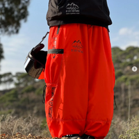 In My Nature Orange-Red Cargo Pants